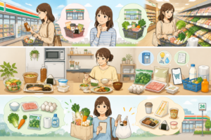 一人暮らしのコンビニとスーパーの使い分け