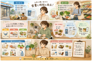 コンビニとスーパーの使い分け　まとめ