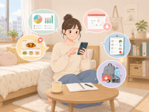 一人暮らしの生活管理アプリ　まとめ