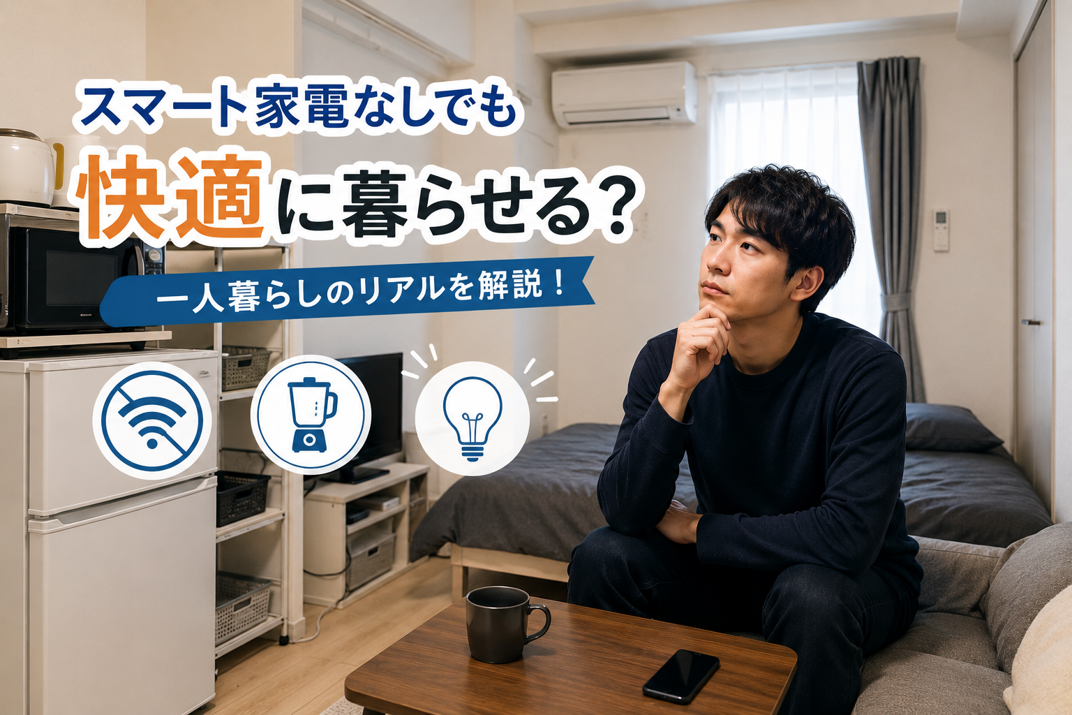 スマート家電なしでも一人暮らしを快適にする工夫と注意点、必要性と