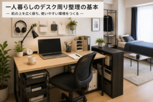 一人暮らしのデスク周り整理術